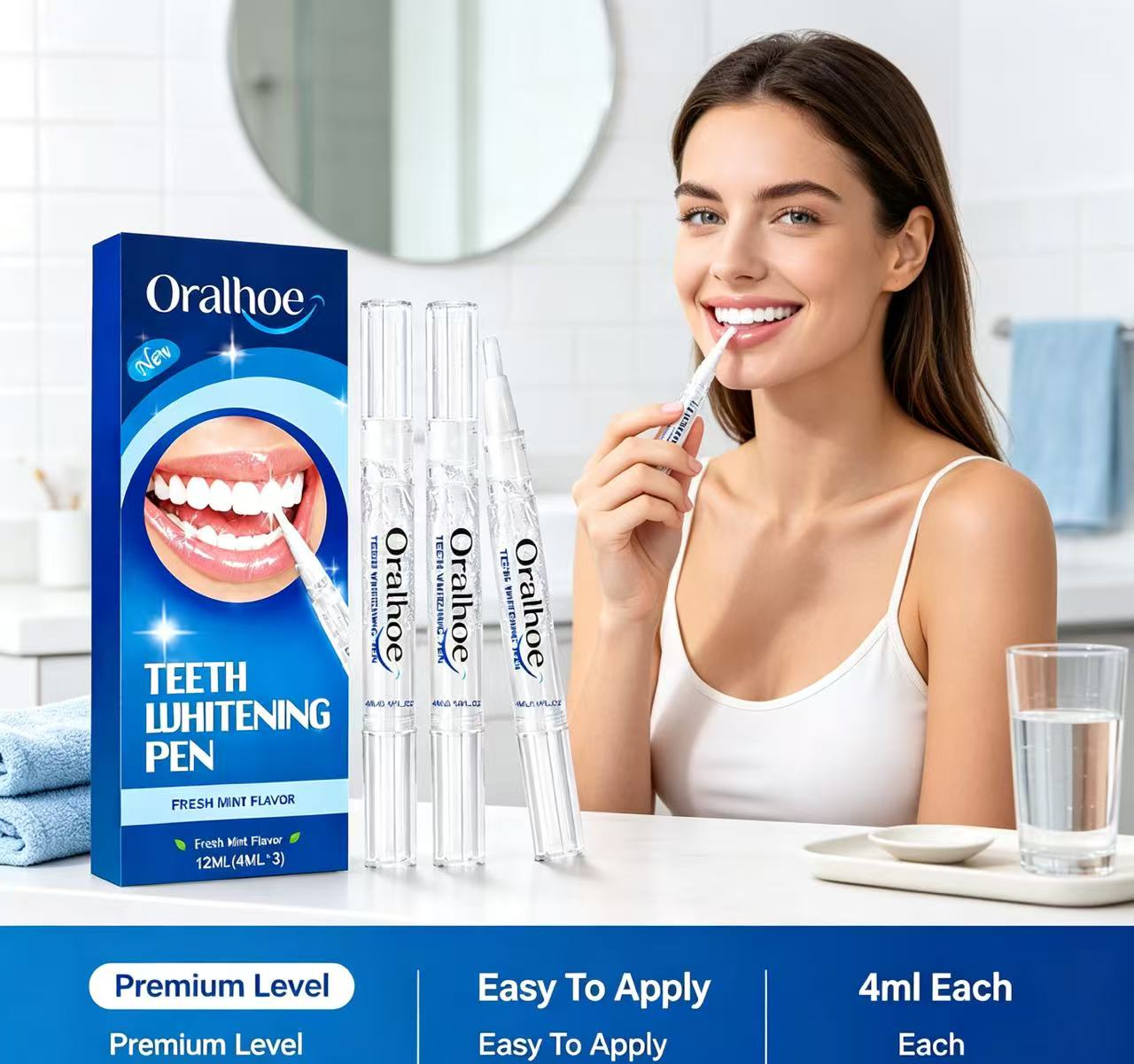 Teeth Whitening Pens - Stylo blanchissant pour les dents Oralhoe,
