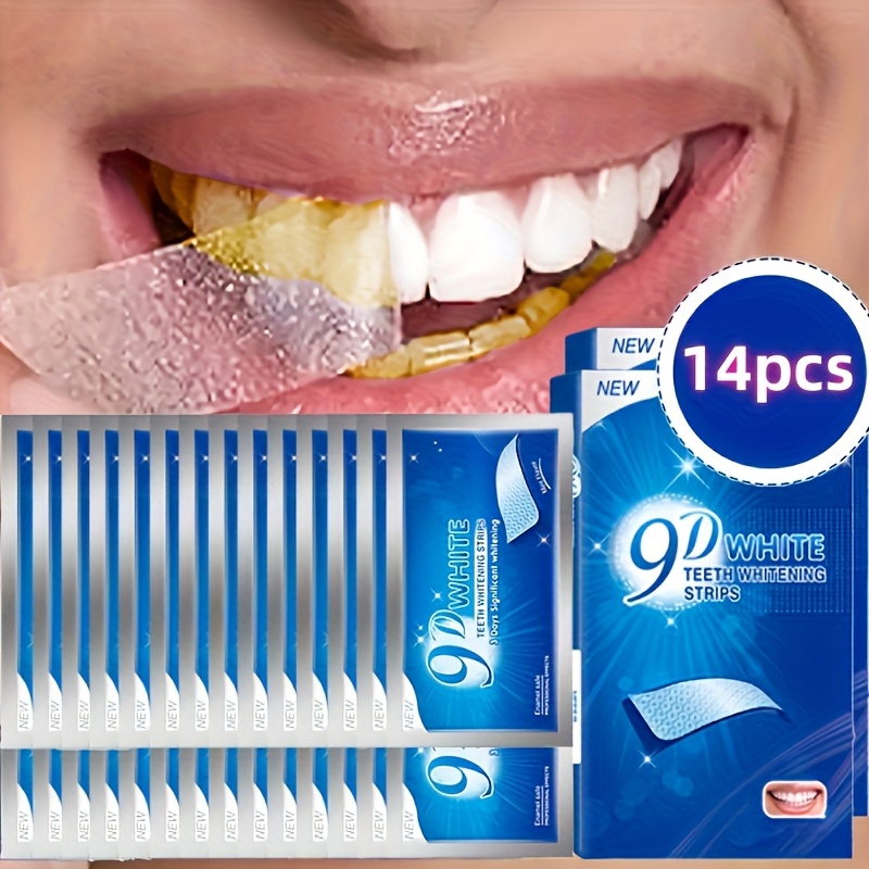 1 boîte (14 pièces) bandes de  - Teeth Whitening Near Me avis et prix